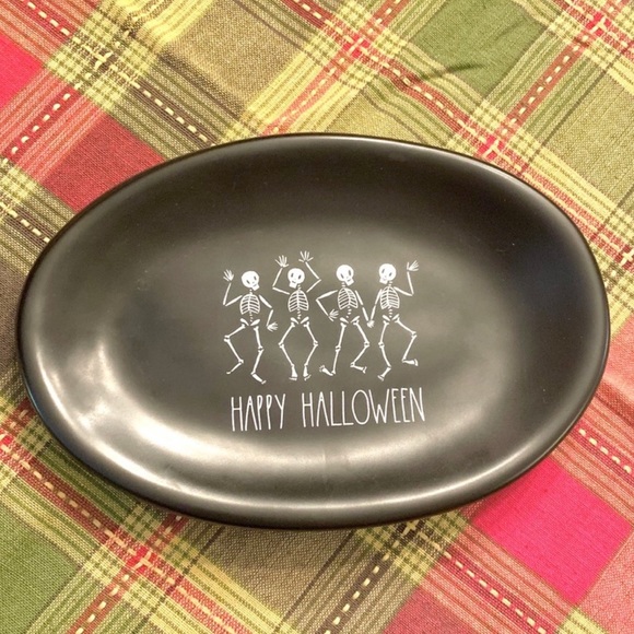 Rae Dunn Other - Rae Dunn Black Happy Halloween Trinket Dish